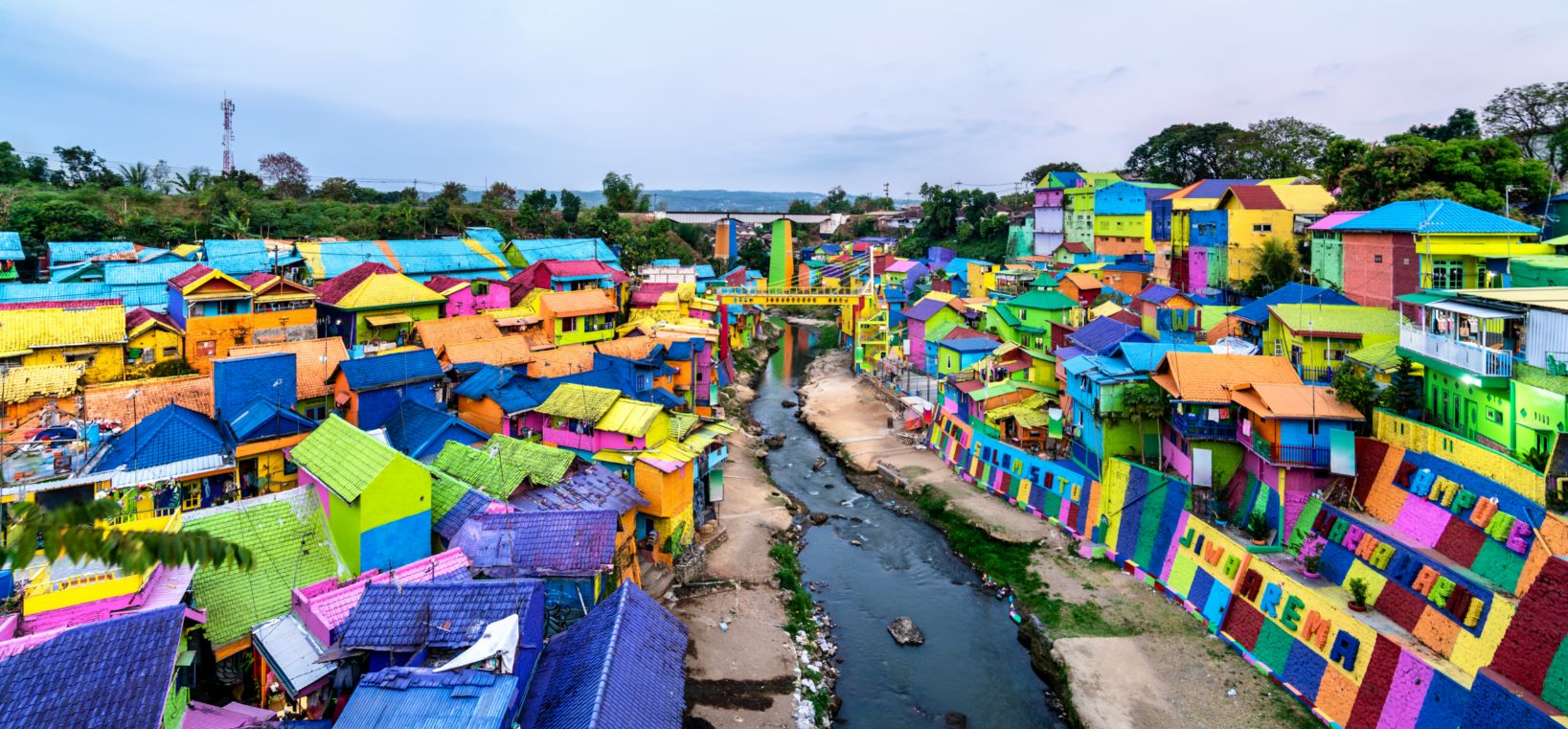 Kampung Warna Warni Jodipan Di Malang | Atourin